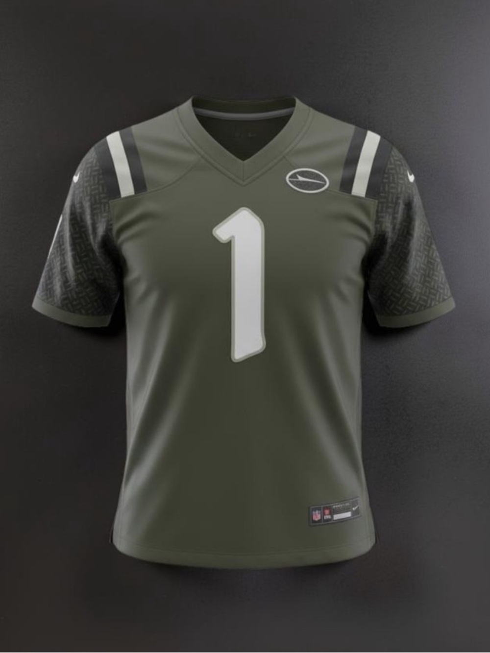 NFL Nike Youth XL Gotham City NY Jets Sauce Gardner #1 On Field Authentic Jersey